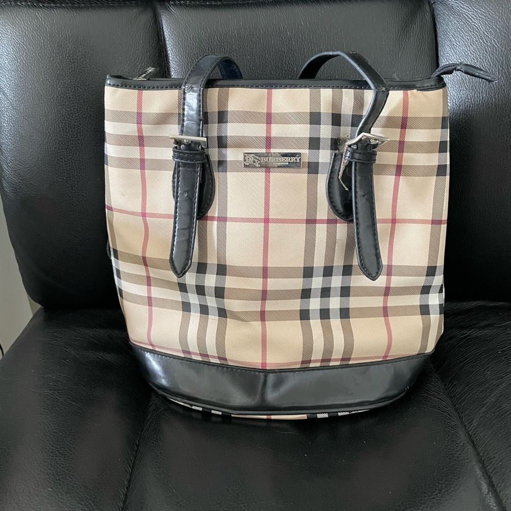 Blaque Label Black and Cream Handbag